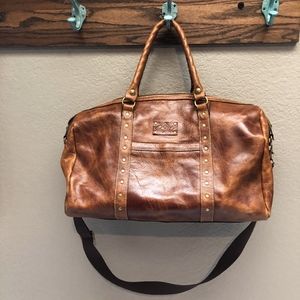 Patricia Nash Milano Leather Weekender Dufflle